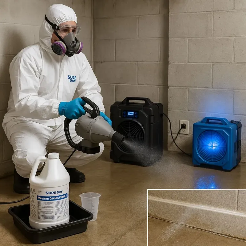 Sanitization and Odor Removal process in Newmarket, NH